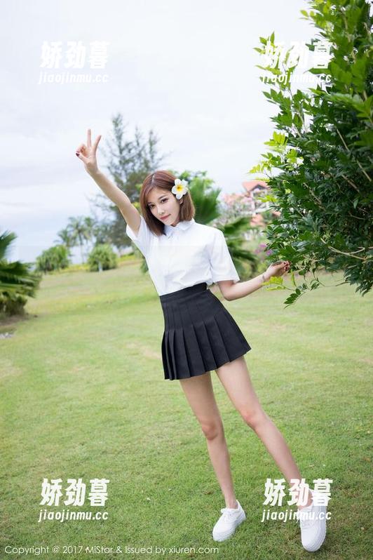 MiStar魅妍社 - 想要提升审美？先从网盘里的张雨萌校服写真开始吧！