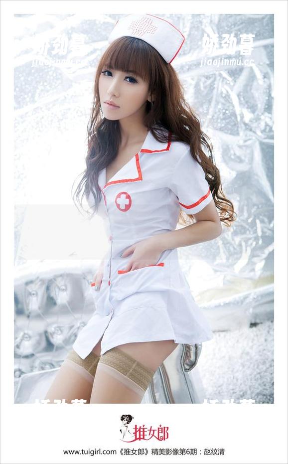 TuiGirl推女郎 - 冯雨芝的白色图集：白得像我的早晨咖啡，缺了点焦点？