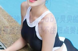 尤物馆 – 在沙滩上，baby贝贝的比基尼图集连海浪都忍不住想点赞！