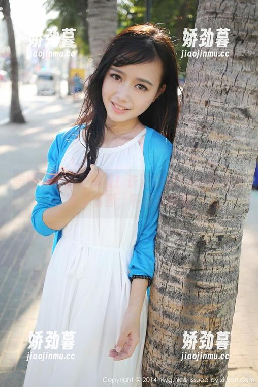 美媛馆 - 绝不害羞！许诺Sabrina的油亮写真资源，等你来翻牌